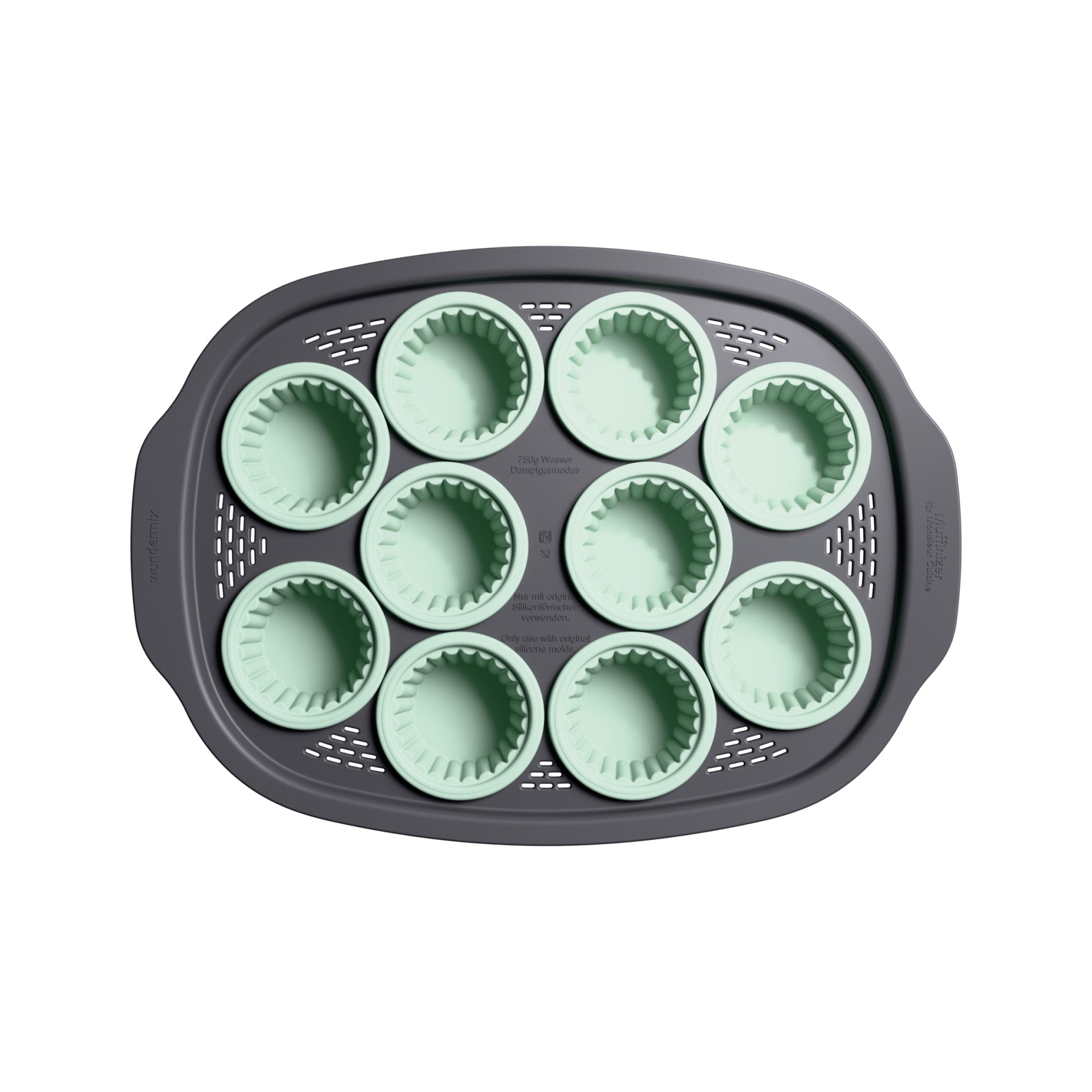 Muffinizer® | inkl. 10 Förmchen für Monsieur Cuisine Smart, Trend, Connect