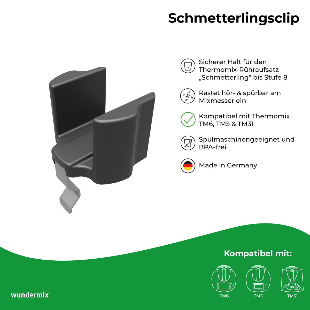 Schmetterlingsclip für Thermomix