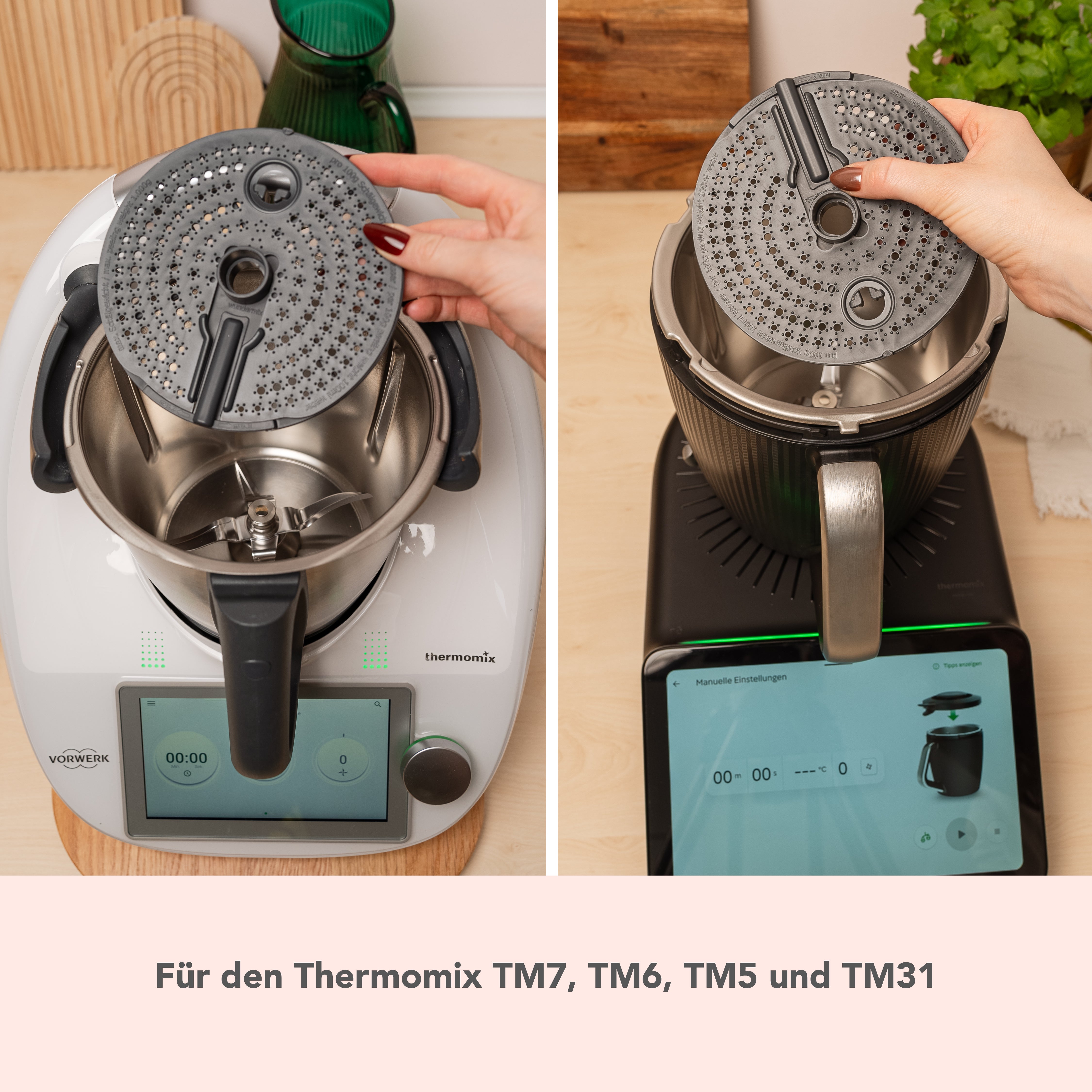 WunderPeeler® | V2 | Kartoffelschäler-Aufsatz für Thermomix TM7, TM6, TM5, TM31