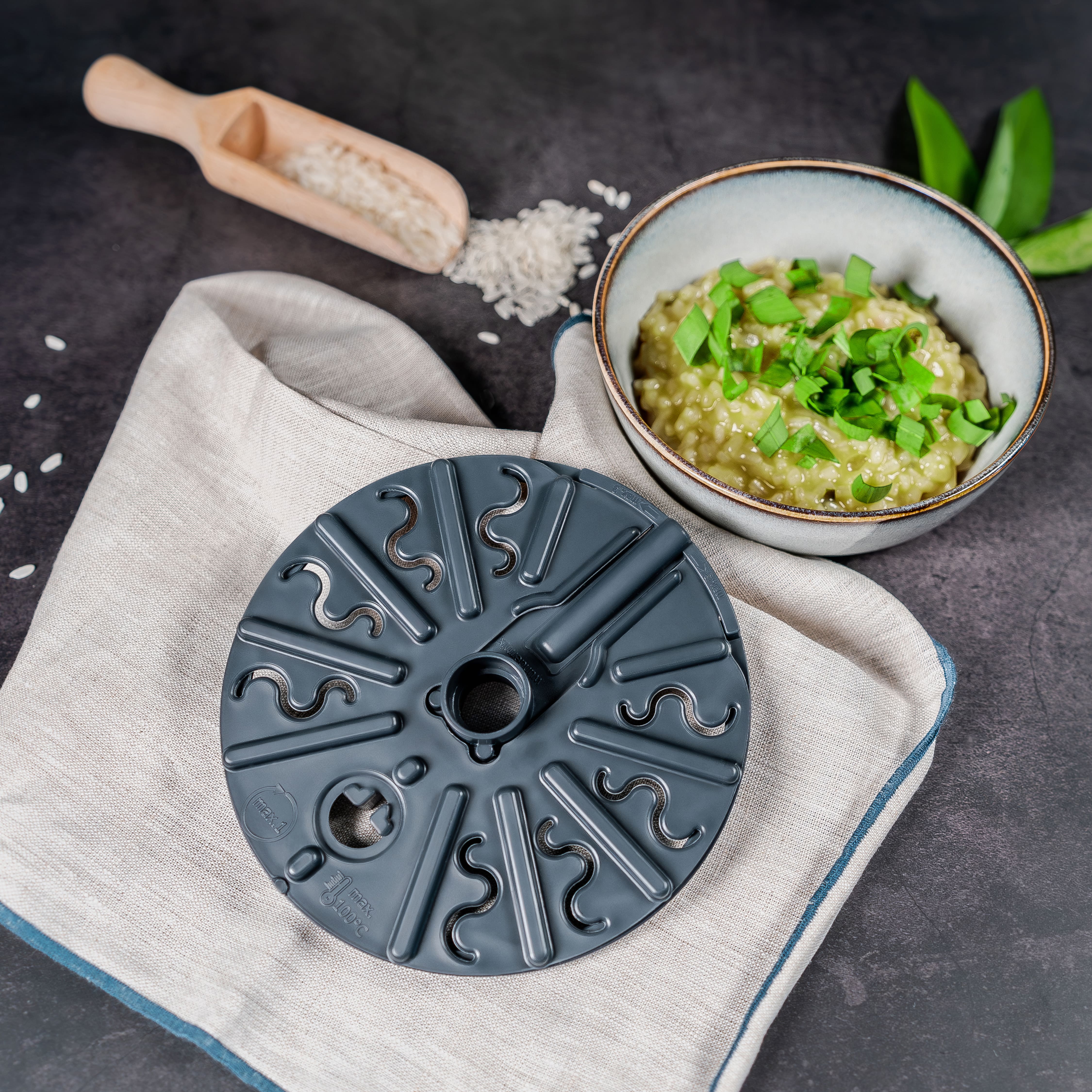WunderPlate® (mit Träger) | Messerabdeckung für Thermomix TM7, TM6, TM5, TM31