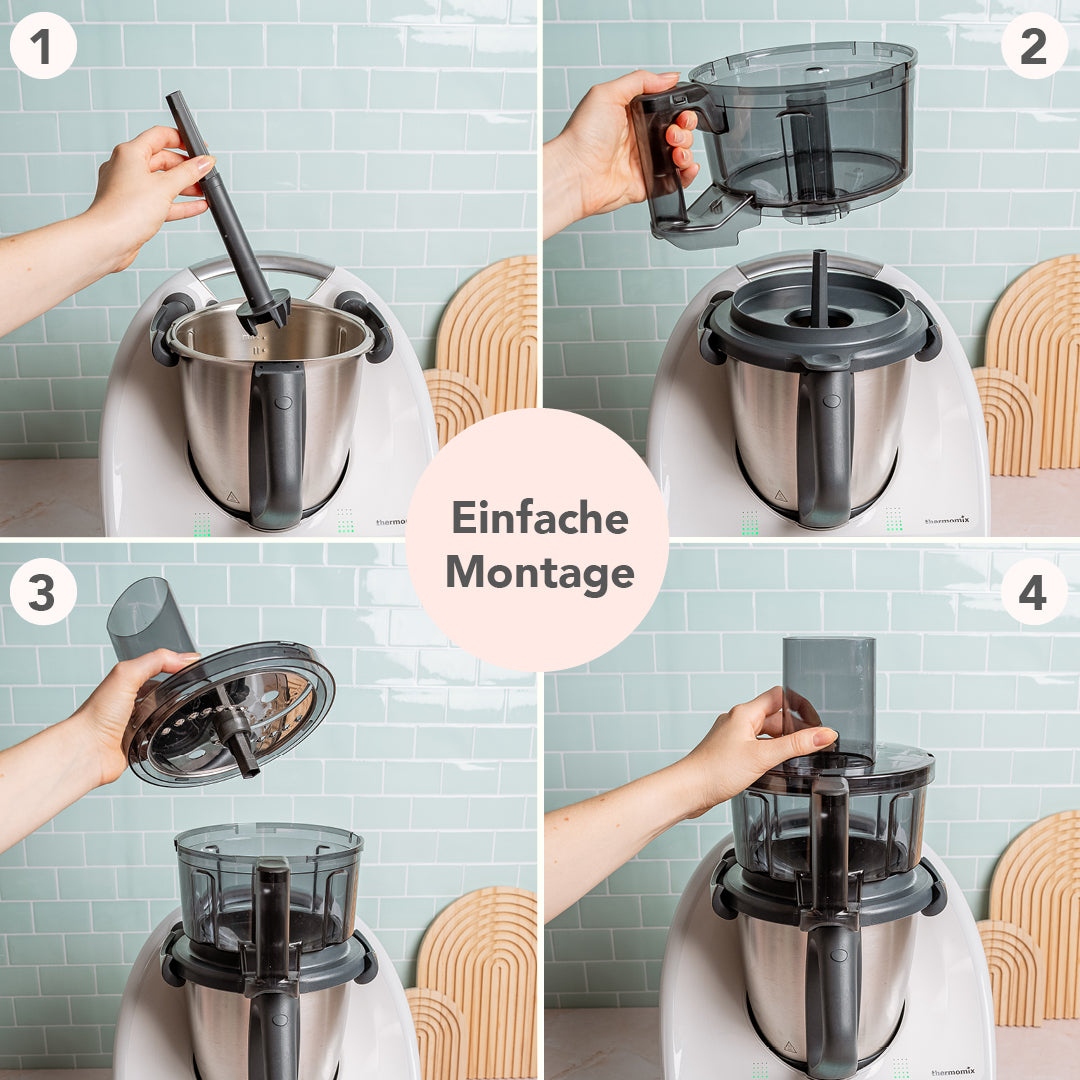 WunderSlicer® V2 | Gemüseschneider für Thermomix TM6, TM5