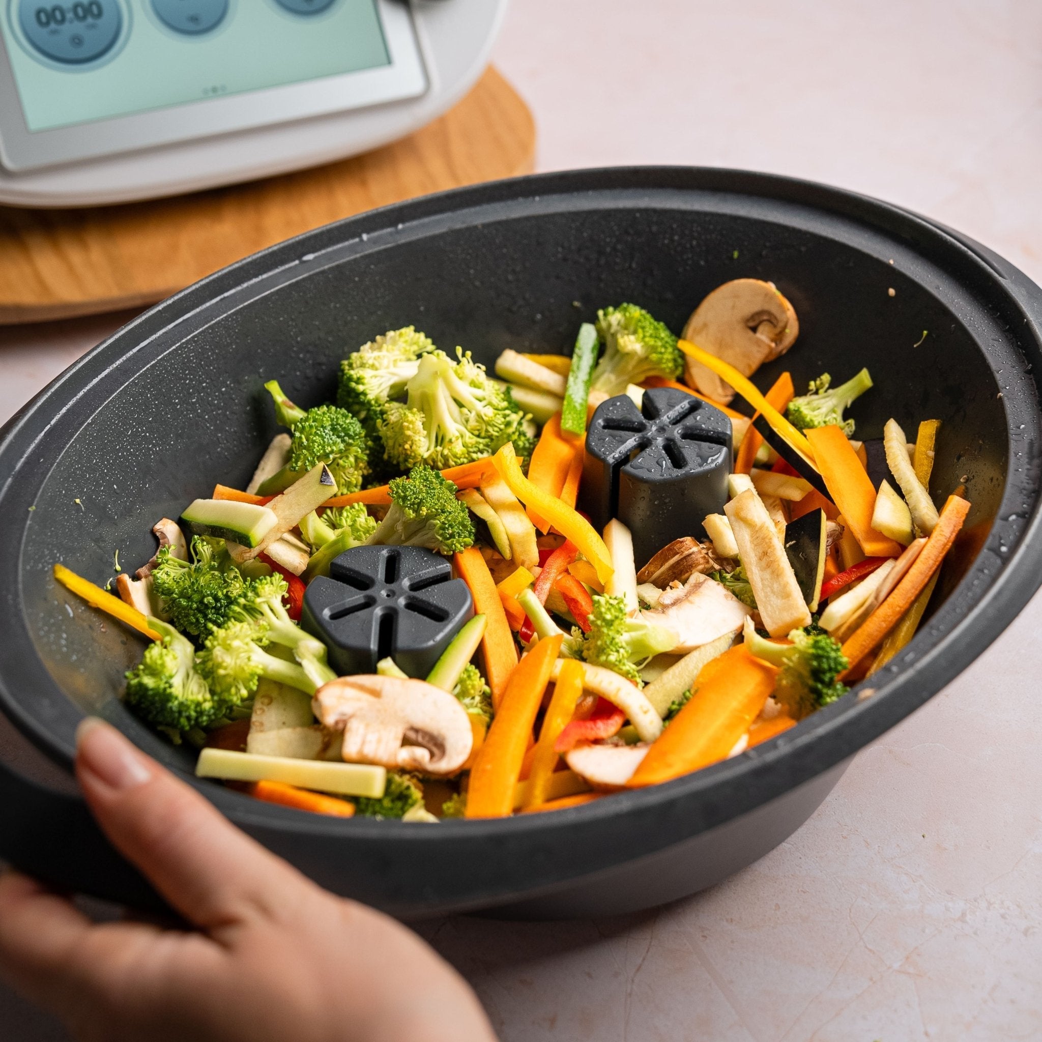 WunderSteam® V2 | Dampfgar-Kamin für Thermomix, Monsieur Cuisine, Cookit