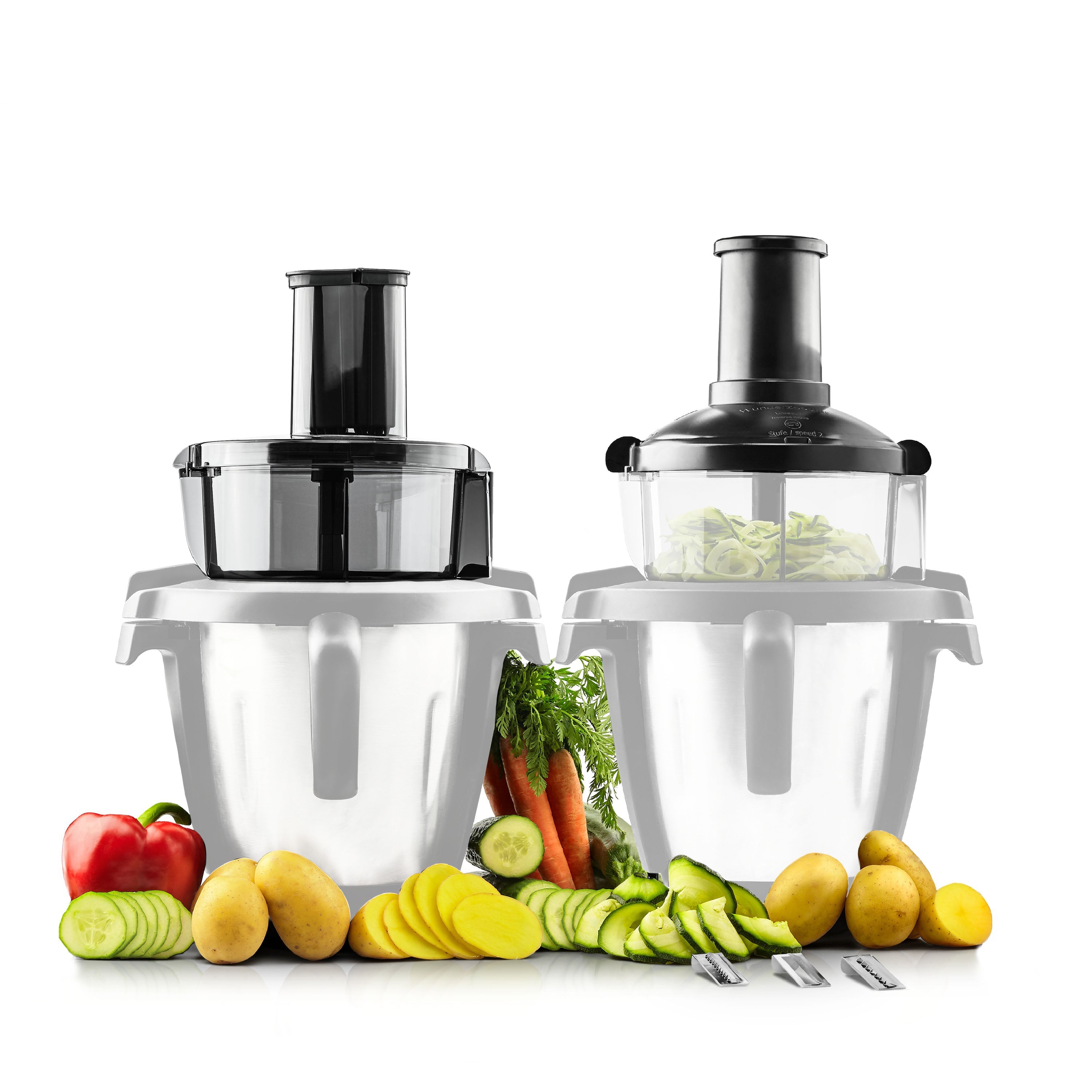 WunderSlicer® & WunderZoodler® Sparset für Monsieur Cuisine Smart, Trend, Connect