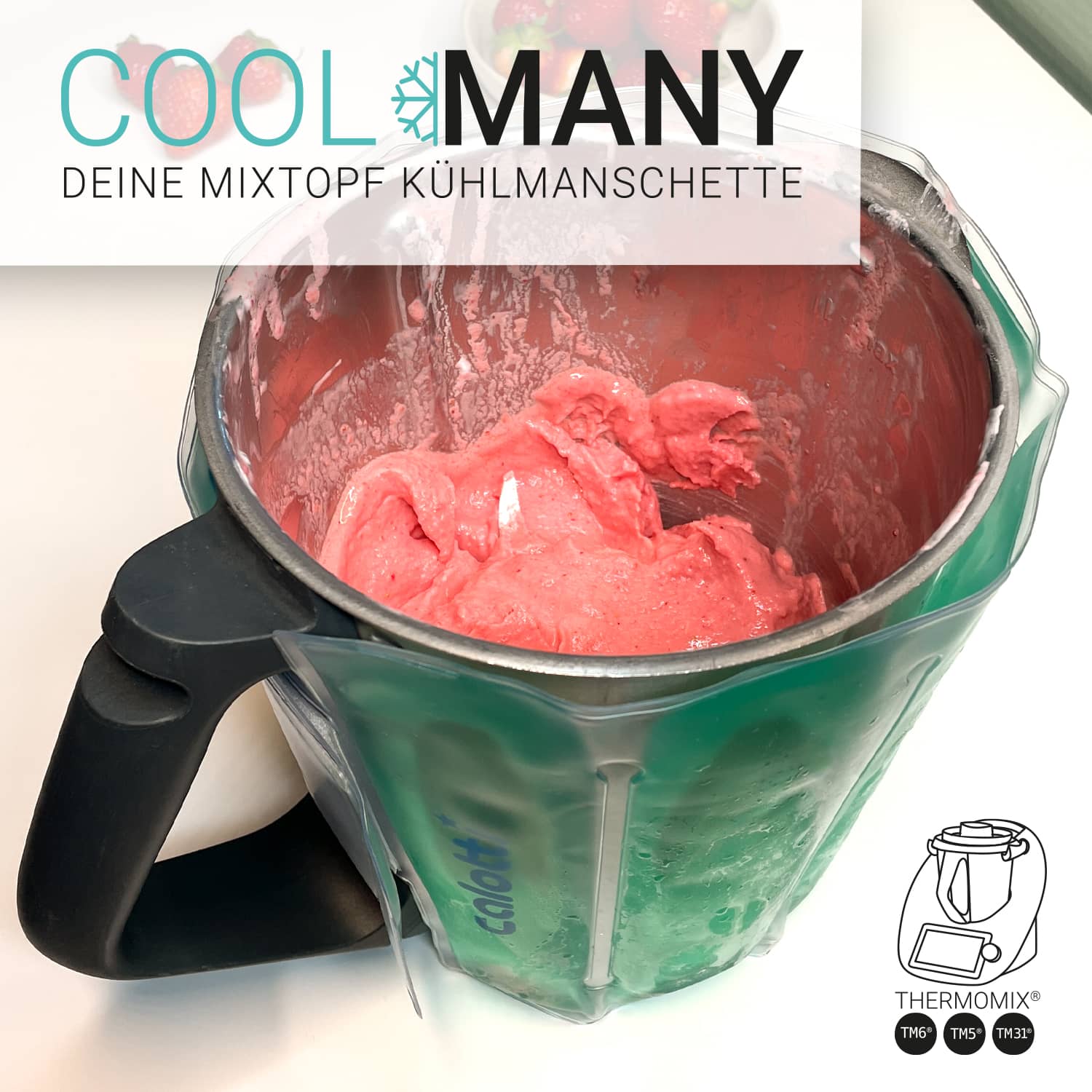 Calotti® Cool Many | Mixtopf-Kühlmanschette für Thermomix TM6, TM5, TM31