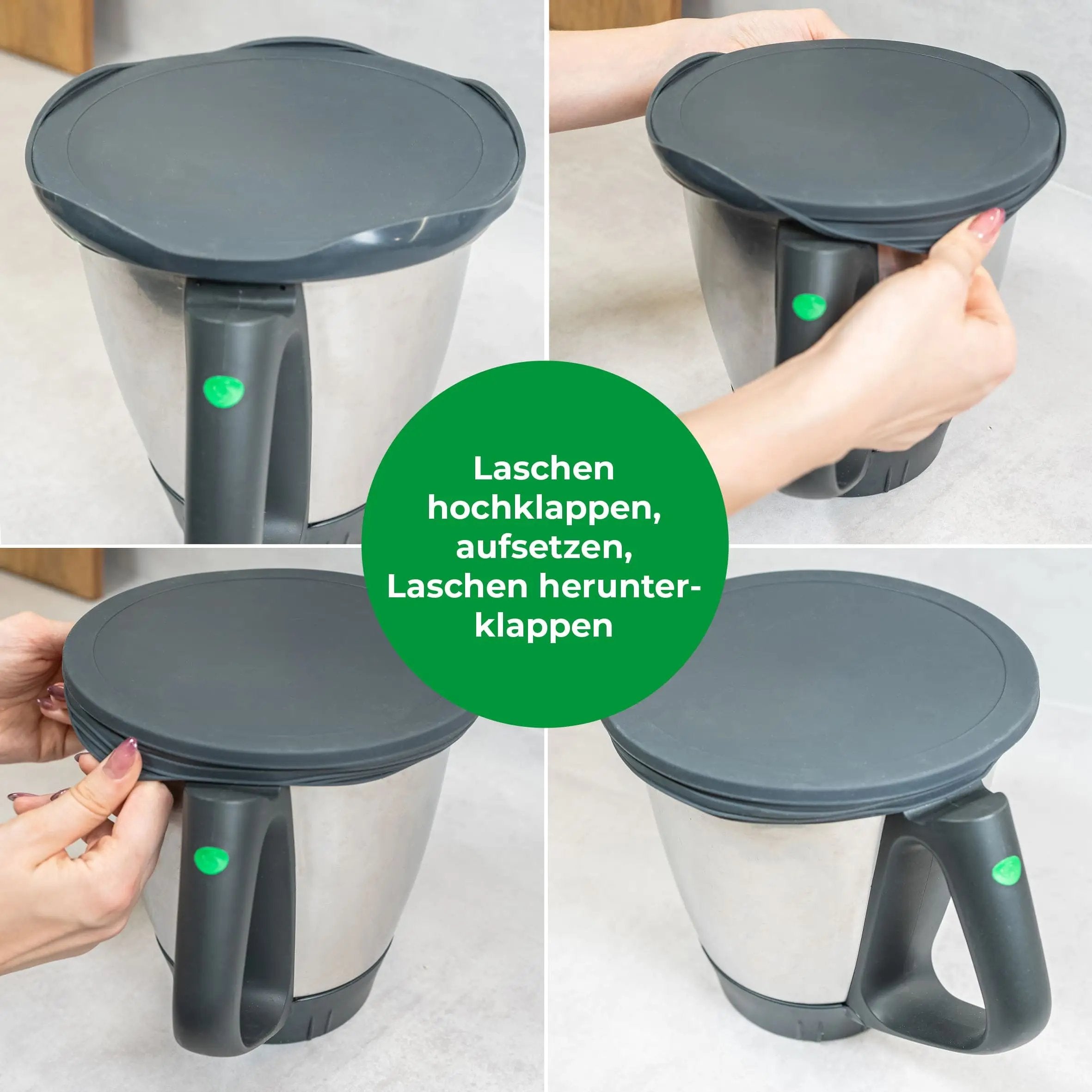 WunderLid® | Silikondeckel für Thermomix-Mixtopf  TM7, TM6, TM5, TM31